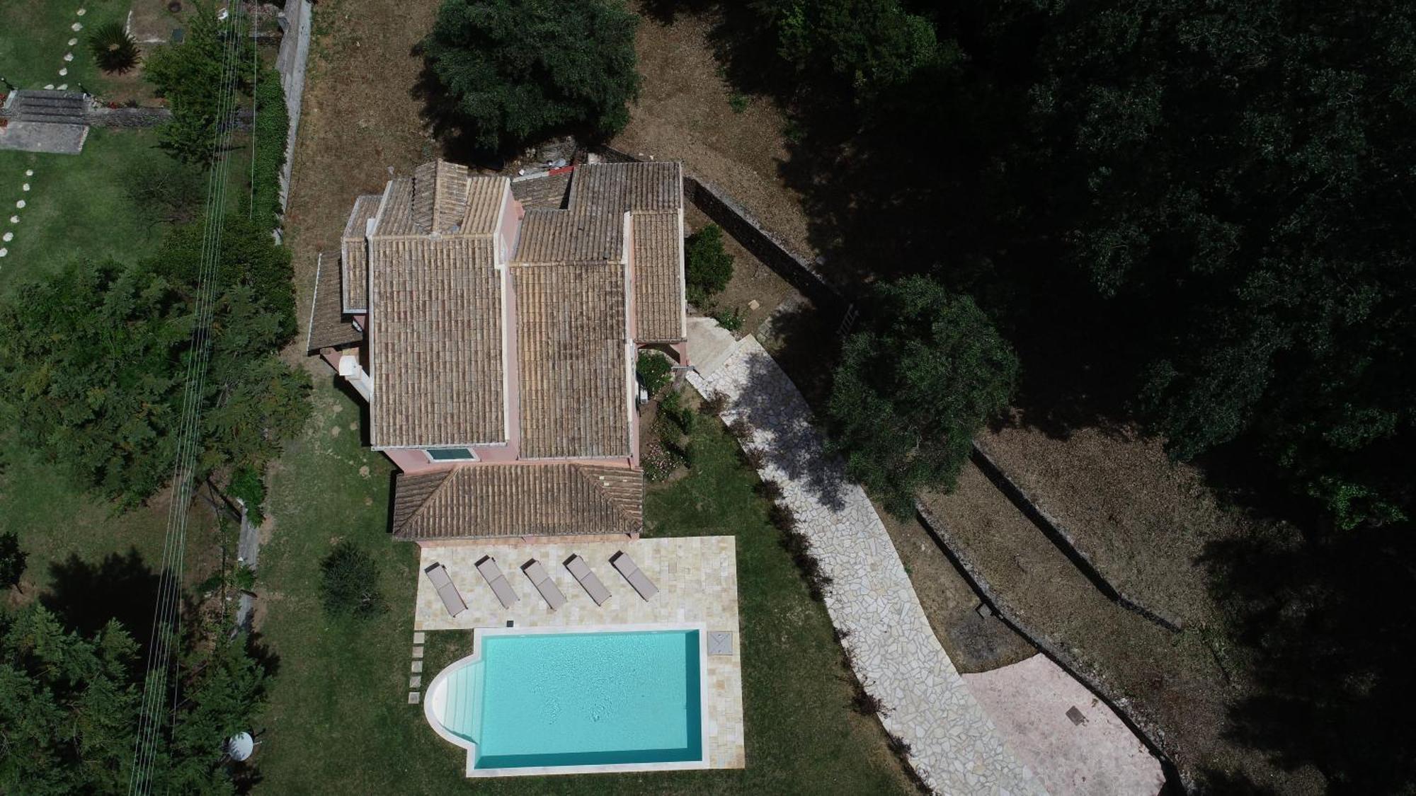 Quercus Villa, Achilleion Palace, Corfu Perama  Eksteriør billede